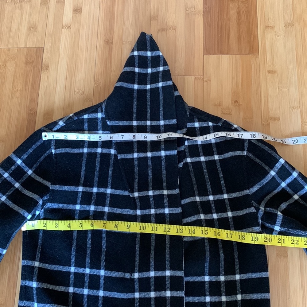 🖤Plaid double face wool reversible 2-in-1 coat FIRM📍EXTRA PICS📍 - Picture 15 of 16
